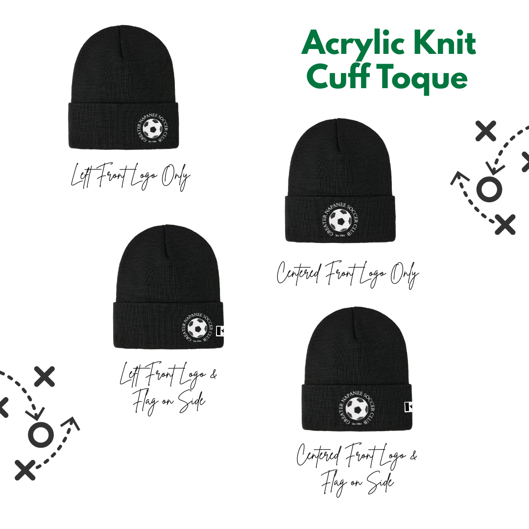 Polar Knit Cuff Toque - Embroidered