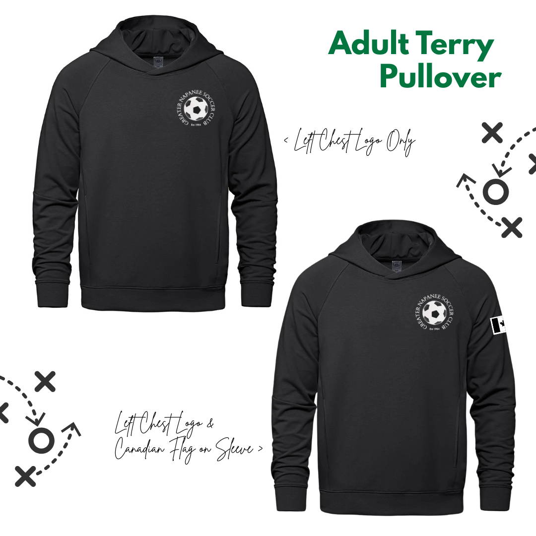 Men's French Terry Pullover Hooded Sweatshirt