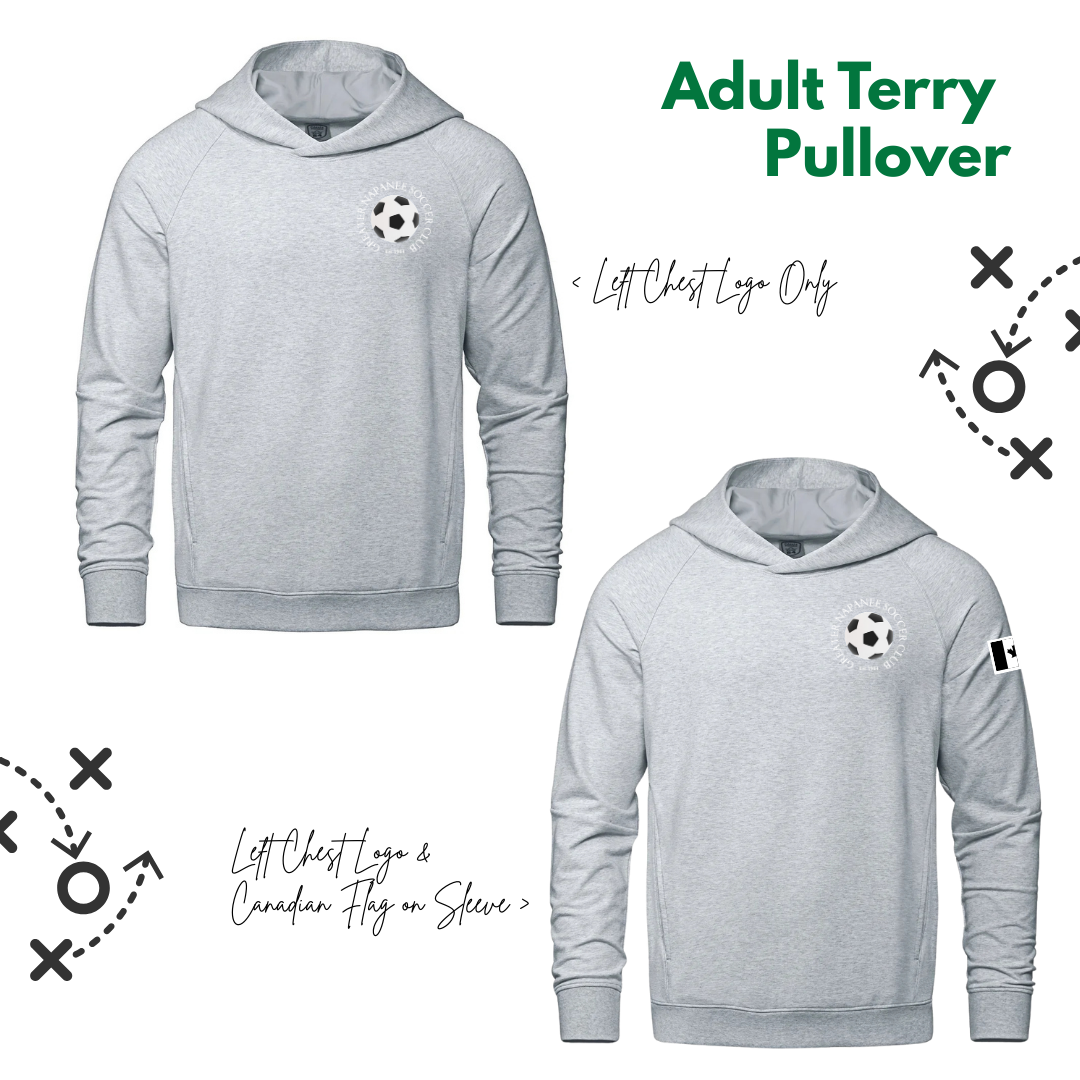 Men's French Terry Pullover Hooded Sweatshirt