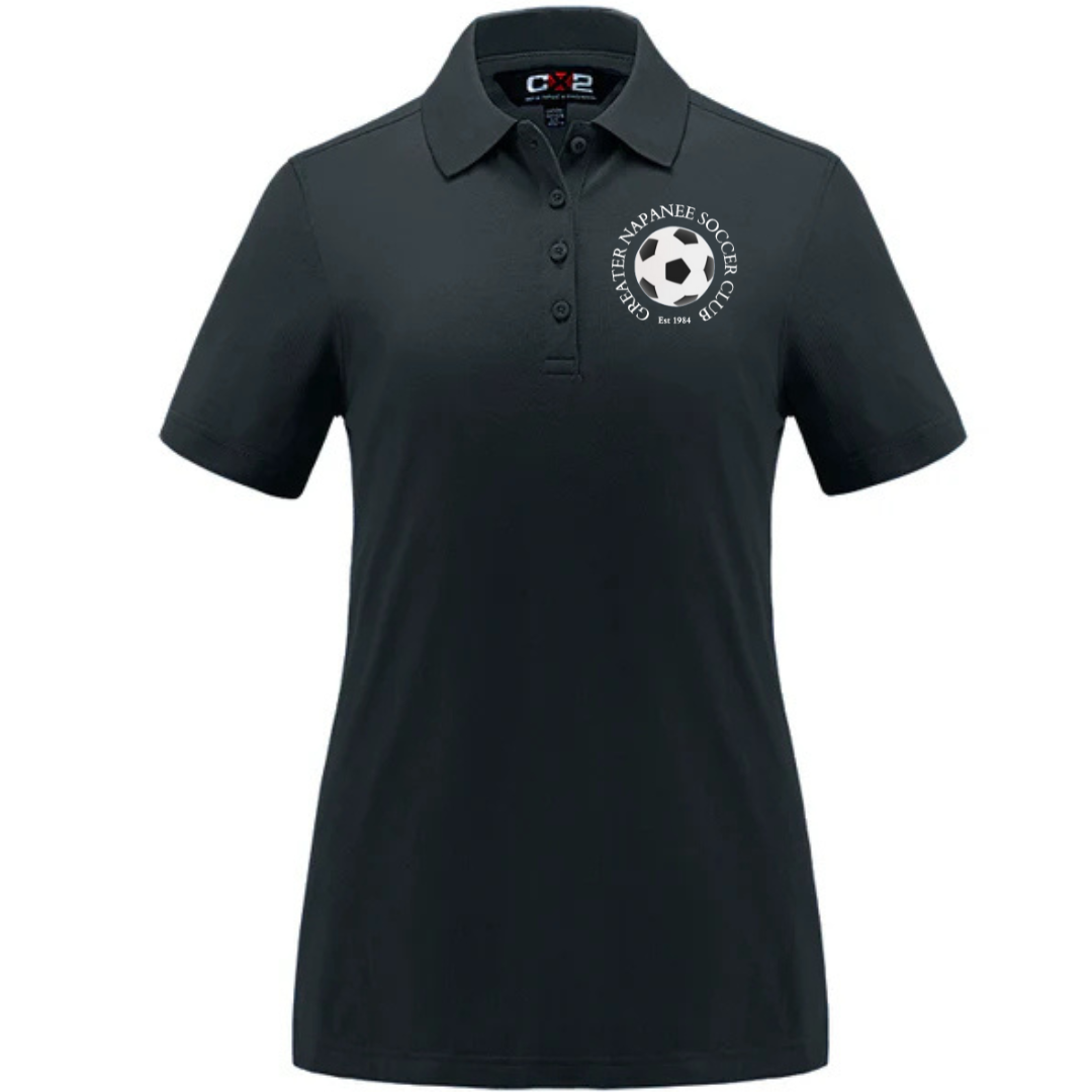 Ladies Elite Cotton/Poly/Spandex Pique Polo