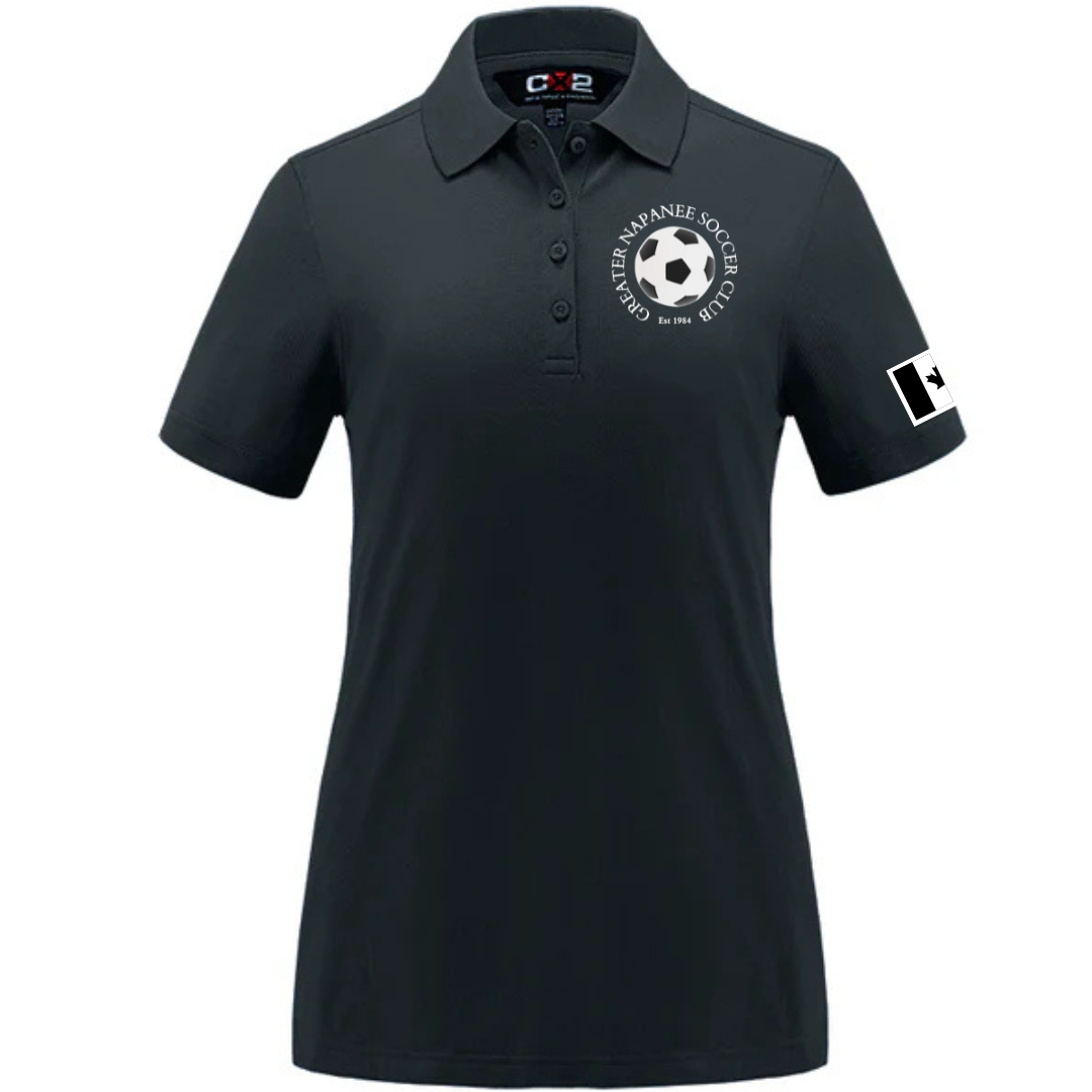 Ladies Elite Cotton/Poly/Spandex Pique Polo