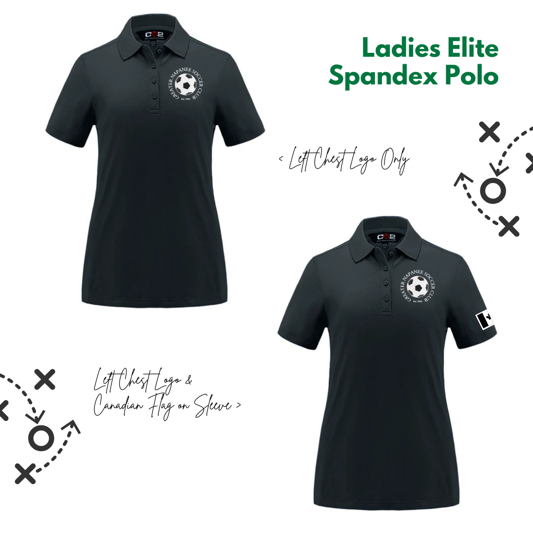 Ladies Elite Cotton/Poly/Spandex Pique Polo