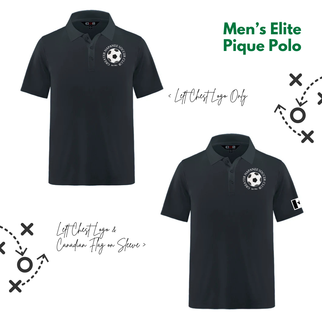 Men's Elite Cotton/Poly/Spandex Pique Polo