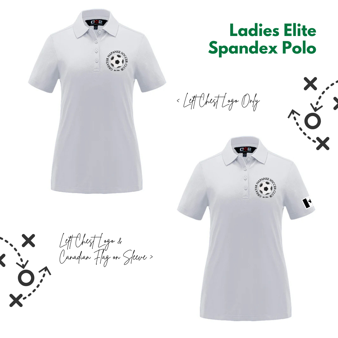 Ladies Elite Cotton/Poly/Spandex Pique Polo