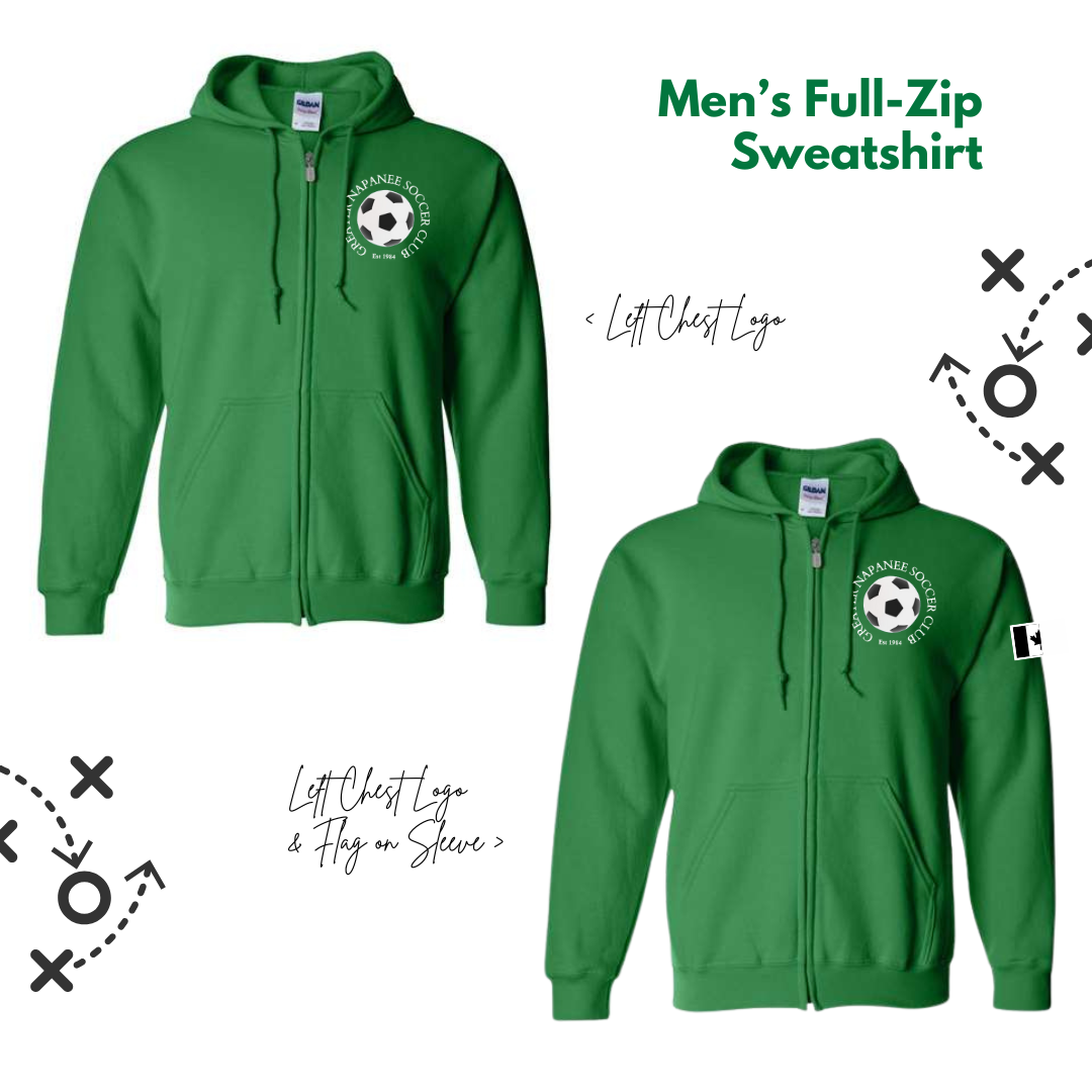 Men's Gildan 18600 - Heavy blend full-zip sweatshirt