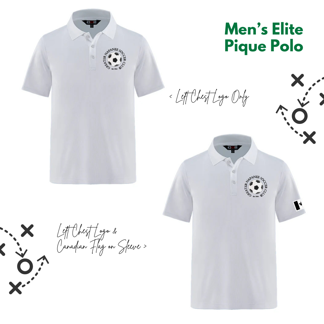 Men's Elite Cotton/Poly/Spandex Pique Polo