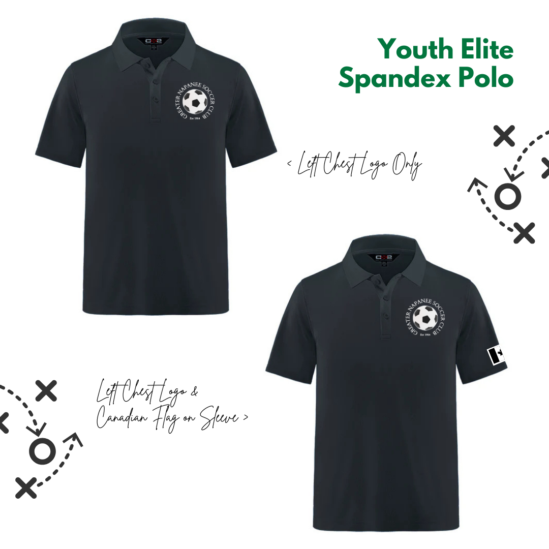 Youth Elite Cotton/Poly/Spandex Pique Polo