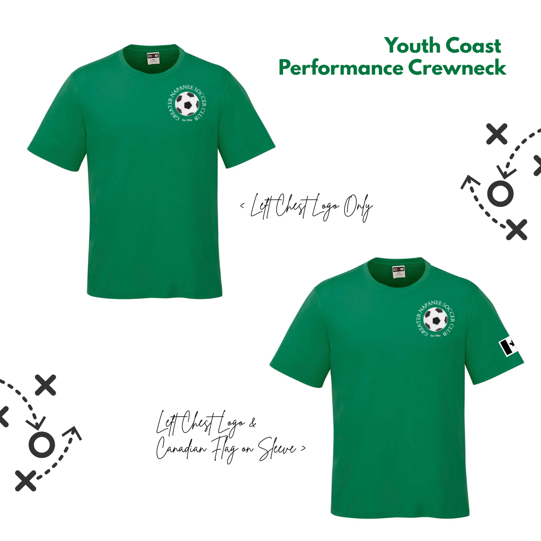 Youth Performance Crewneck T-Shirt