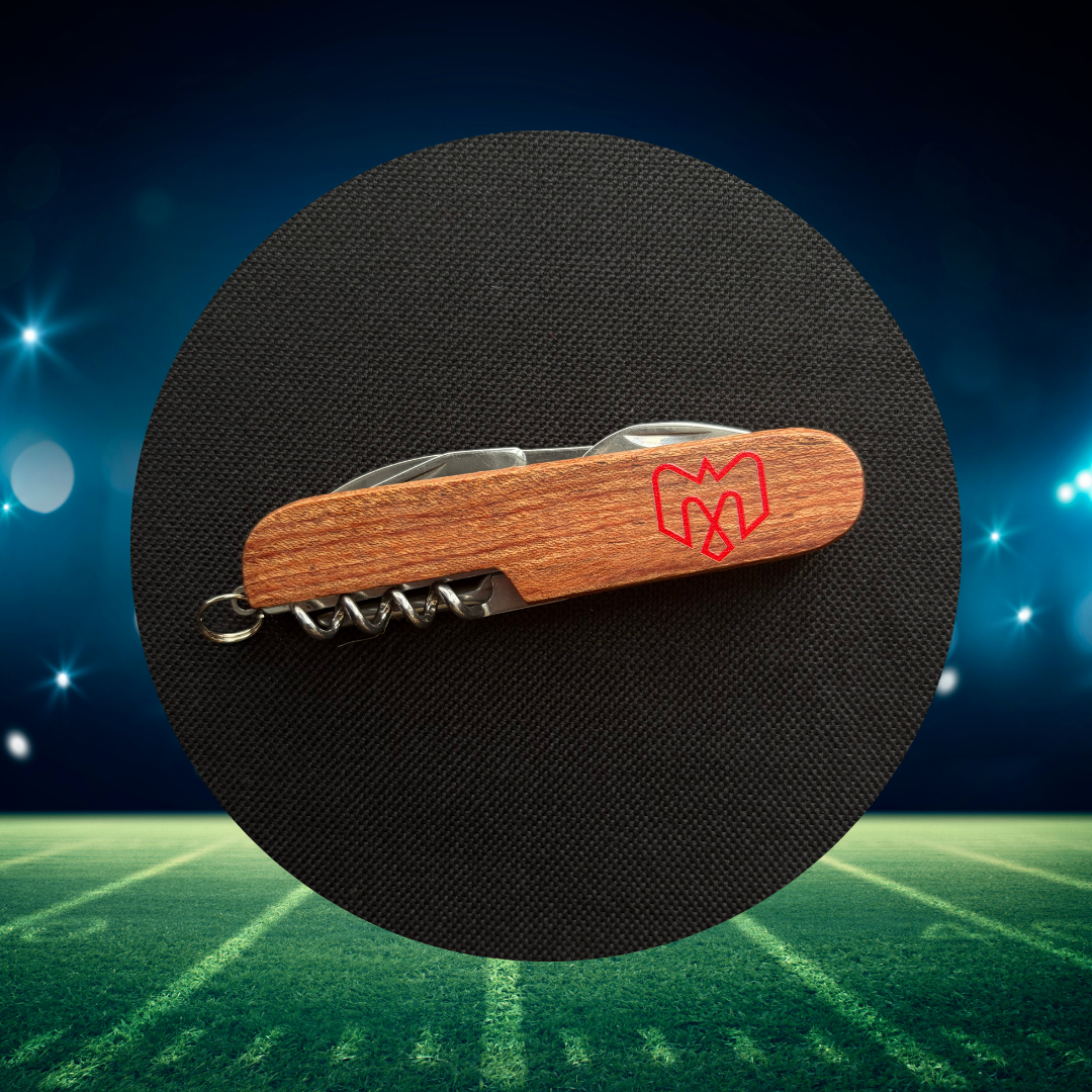 Officially Licensed CFL 5-in-1 Swiss style Rosewood & and Stainless Steel Pocket Knife