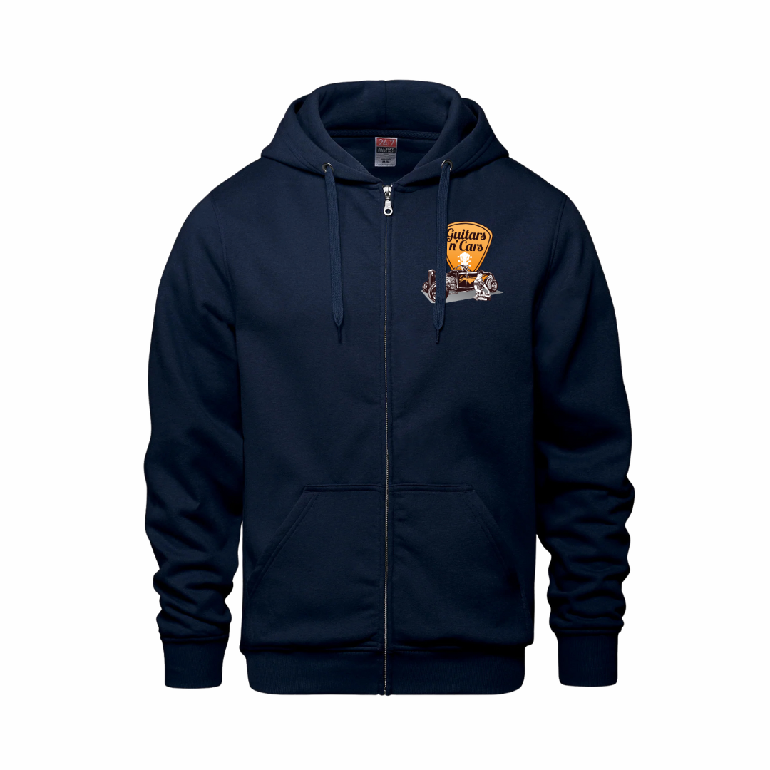 【DISCERNMENT】Unisex MEF ribbed hood zip-up Adult Unisex Zip Hoodie – Canadian Made EH!