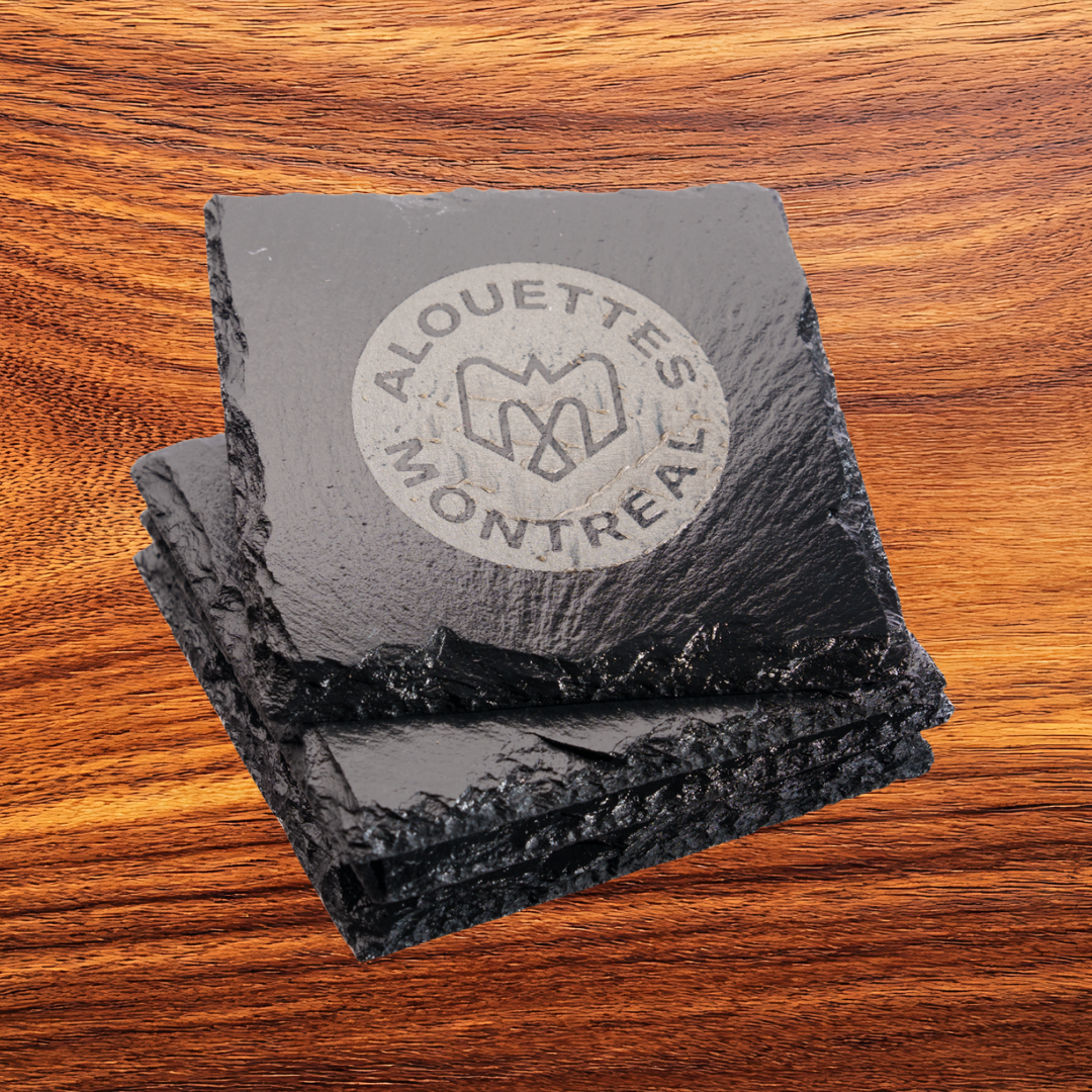 Officially Licensed CFL Slate Coasters - 4 pack